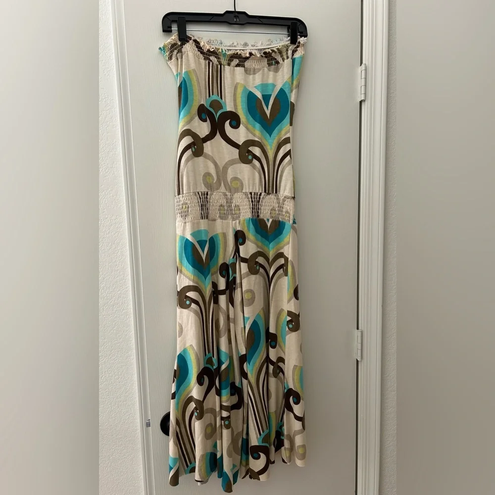 Mossimo Vintage Sleeveless & Stylish Bohemian Wide Legged Maxi Romper - Picture 4 of 15